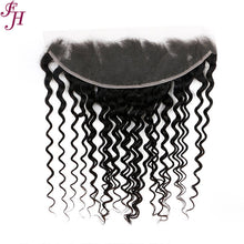 FH raw human hair 13x4 deep wave HD lace frontal