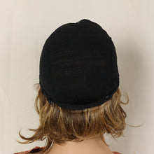 Load image into Gallery viewer, FH P13854 ombre color short wavy T part lace synthetic wig