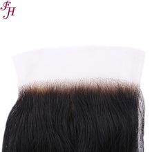FH HD human hair  5x5 body wave lace closure