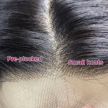 Load image into Gallery viewer, FH human hair invisible swiss hd lace 4x4 13x4 straight hair lace frontal wig hair wig