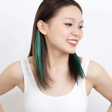 FH 2pcs one set multi colors ombre human hair clip in hair extensions