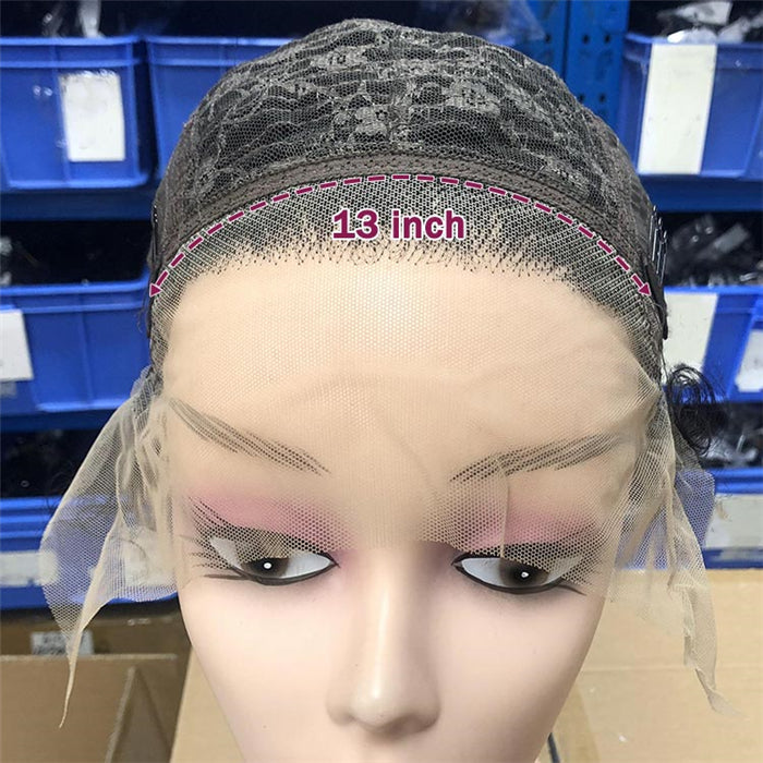 【Nikita】FH Q14389 short curly 13x1 lace frontal pixie cut wig