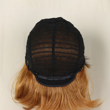 【Nikita】FH Q15808 obmre color short wavy machine made hair wig