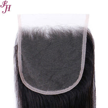 Load image into Gallery viewer, FH raw human hair 5x5 straight HD lace closure