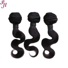 FH Q14423 brazilian human hair body wave 3 pcs 10 inches hair bundles