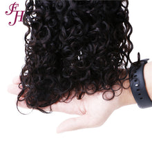 Load image into Gallery viewer, FH one piece natural human hair weave water wave hair bundles