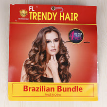 Load image into Gallery viewer, FH Q14422 raw human hair body wave 3 pcs hair bundles with lace closure