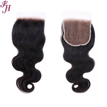 FH HD human hair  5x5 body wave lace closure