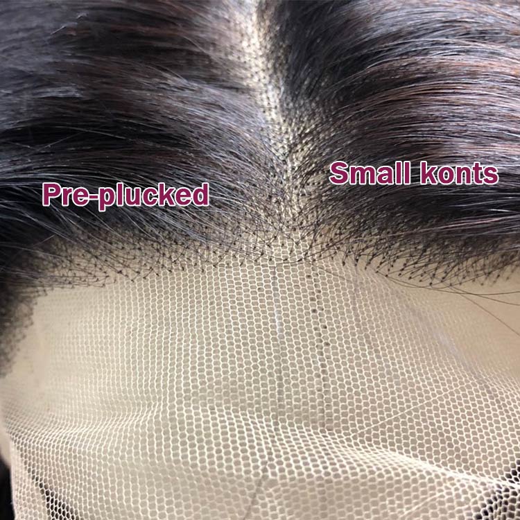 FH raw virgin human hair wig body wave 13x4 transparent lace frontal wig
