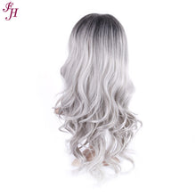 FH P12437 factory cheap body gray synthetic hair wig