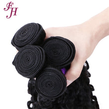 FH one piece natural human hair weave water wave hair bundles