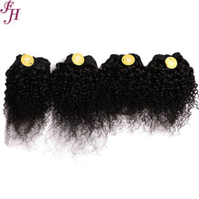 Load image into Gallery viewer, FH Q14421 new look virgin human hair 4 pcs 10 inches hair bundles