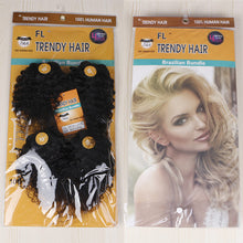 Load image into Gallery viewer, FH Q14421 new look virgin human hair 4 pcs 10 inches hair bundles