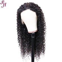FH 13x4 lace frontal deep curly human hair wig