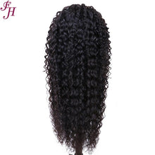 FH 13x4 lace frontal deep curly human hair wig