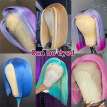 FH wholesale raw unprocessed human hair wig 613 blonde short bob wig