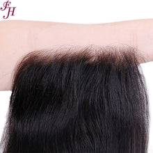 Load image into Gallery viewer, FH raw human hair 5x5 straight HD lace closure