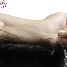 FH  human hair 4x4 body wave HD lace closure
