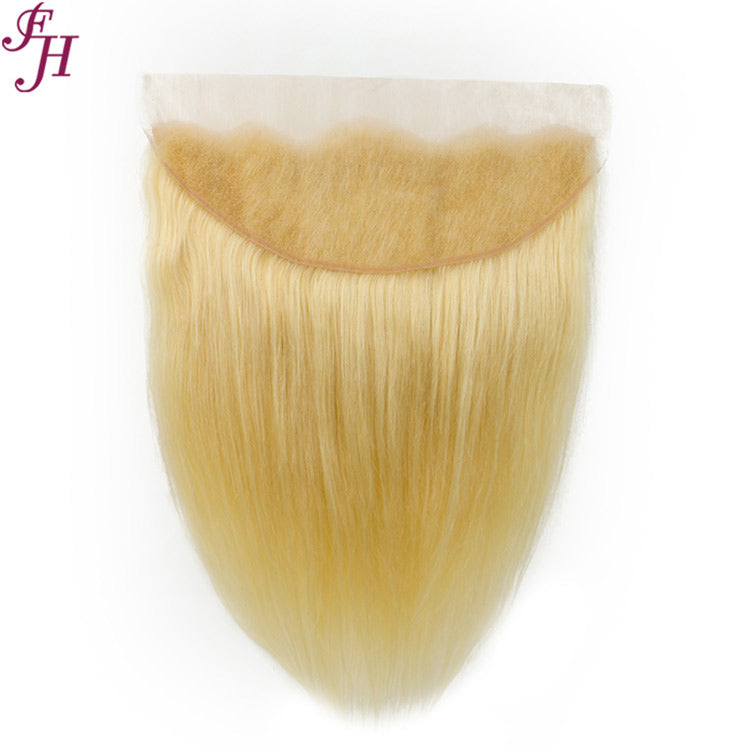 FH raw human hair 613 blonde 13x4 straight lace frontal