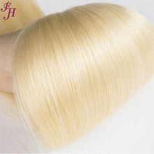 Load image into Gallery viewer, FH one piece 613 blonde human hair extensions straight hair bundles