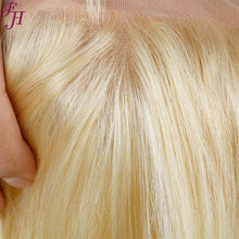 Load image into Gallery viewer, FH human hair 613 blonde 5x5 straight lace closure