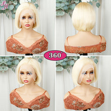 Load image into Gallery viewer, FH wholesale 613 blonde short hair human hair wig