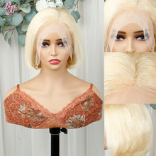 Load image into Gallery viewer, FH wholesale 613 blonde short hair human hair wig