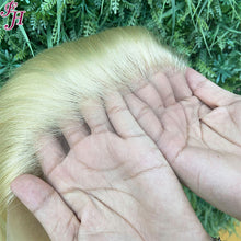 FH raw unprocessed human hair wig 613 blonde 13x4 straight lace frontal wig