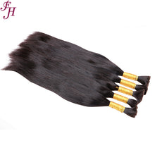 FH 100 percent raw virgin human hair bundles natural black hair bulk