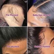 Load image into Gallery viewer, FH best human hair 13x4 hd lace human hair wig body wave lace frontal wig