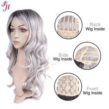 FH P12437 factory cheap body gray synthetic hair wig