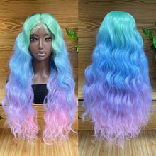 Load image into Gallery viewer, FHTK P13902 halloween colorful long hair synthetic wig