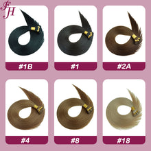FH high quality cooper color human hand tied weft hair extensions