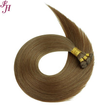 FH high quality cooper color human hand tied weft hair extensions