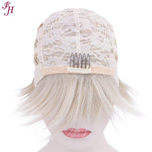 FH cheap price wig P13329 short blonde fashion synthetic hair wig