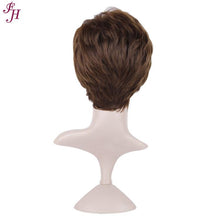 FH factory cheap wig short brown synthetic hair wig