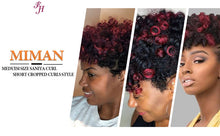 Load image into Gallery viewer, FH ombre crochet hair 10 inches pre stretched braiding extensions