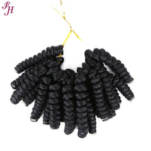 FH ombre African synthetic hair 20 inches crochet hair extensions