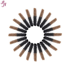 Load image into Gallery viewer, FH ombre synthetic hair 20 inches crochet braids hair extensions