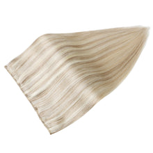 FH #60 platinum blonde real human hair extensions halo hair extensions