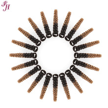 Load image into Gallery viewer, FH ombre synthetic curly hair 10 inches crochet braids hair