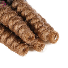 Load image into Gallery viewer, FH ombre synthetic curly hair 10 inches crochet braids hair