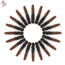 Load image into Gallery viewer, FH ombre braiding hair 10 inches synthetic crochet braids