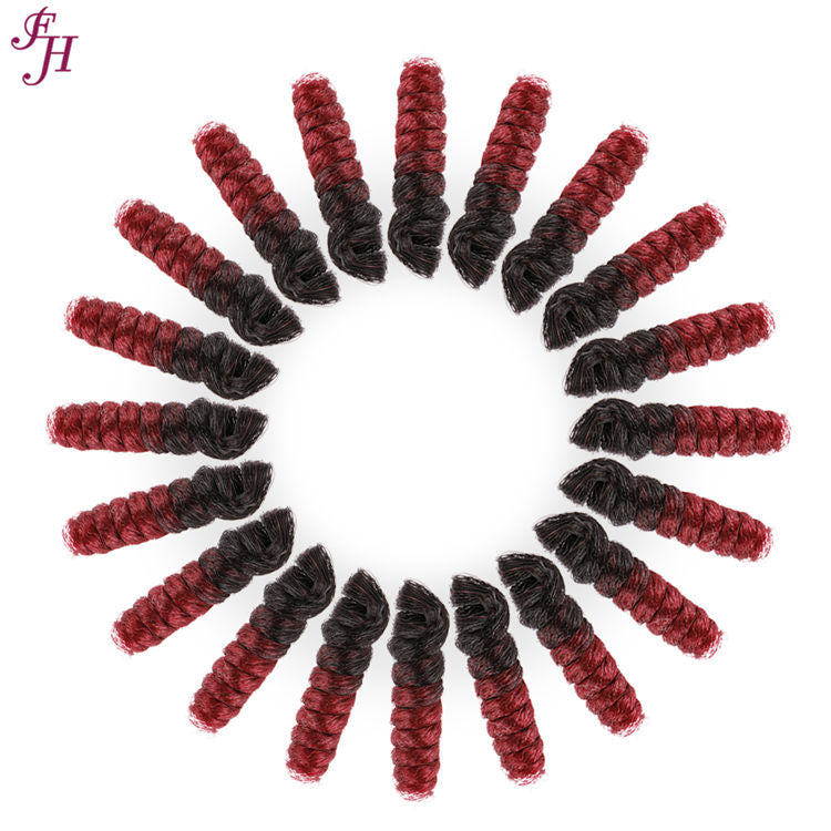 FH ombre synthetic hair 10 inches crochet braiding hair