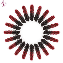 Load image into Gallery viewer, FH ombre synthetic hair 10 inches crochet braiding hair