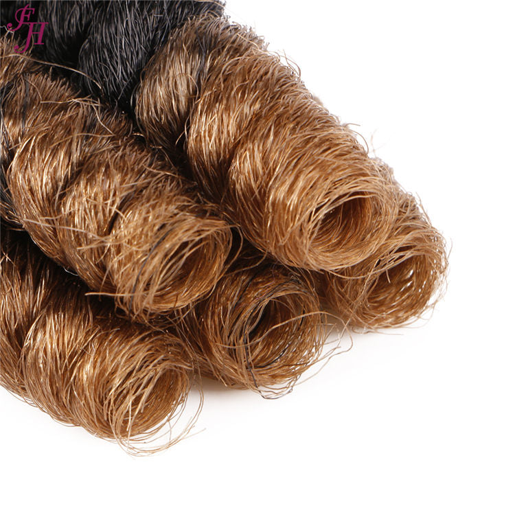 FH ombre South africa hair 10 inches custom synthetic crochet hair