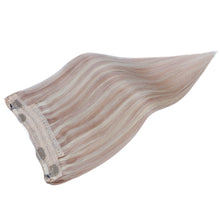 FH #60 platinum blonde real human hair extensions halo hair extensions