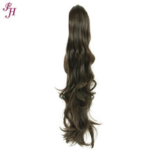 FH wholesale different colors wavy velcro synthetic ponytail