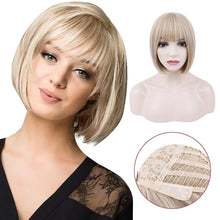 Load image into Gallery viewer, no42✨2PCS 50% OFF✨ FH P12909 beautiful light blonde short bob synthetic wig
