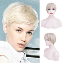 Load image into Gallery viewer, FH cheap price wig P13329 short blonde fashion synthetic hair wig